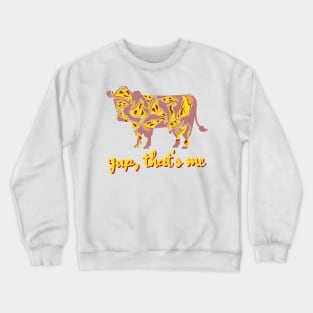 Pizza lover, Yup that's me Crewneck Sweatshirt